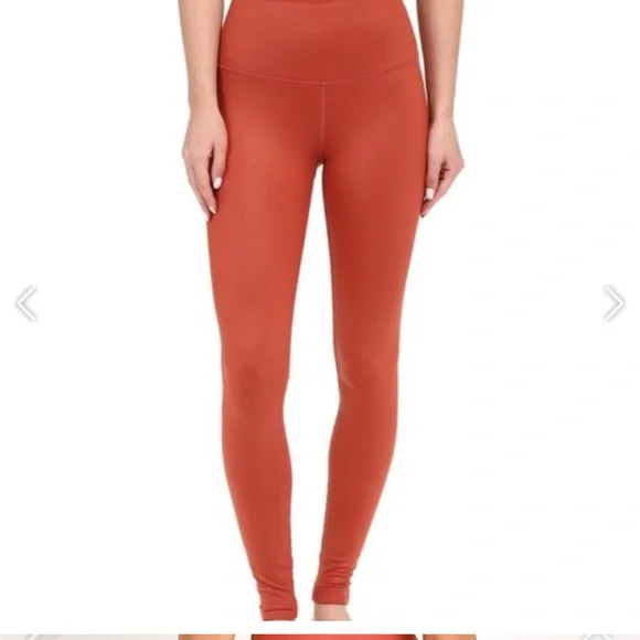 ALO Yoga Pants Jumpsuits Alo Sunbaked Glossy High Waisted